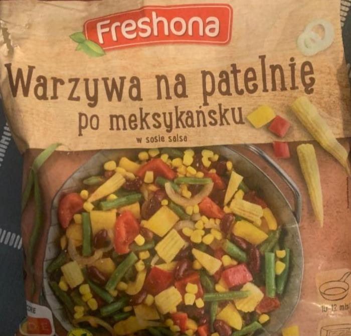 Zdjęcia - Warzywa na patelnie po meksykańsku w sosie salsa Freshona