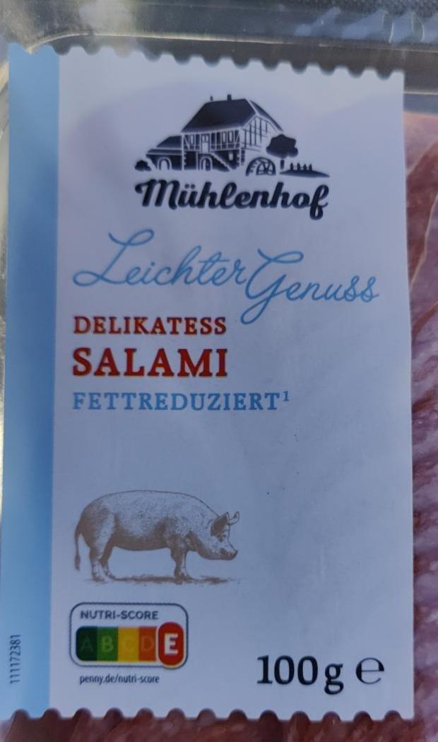 Zdjęcia - Salami fettreduziert Muhlenhof