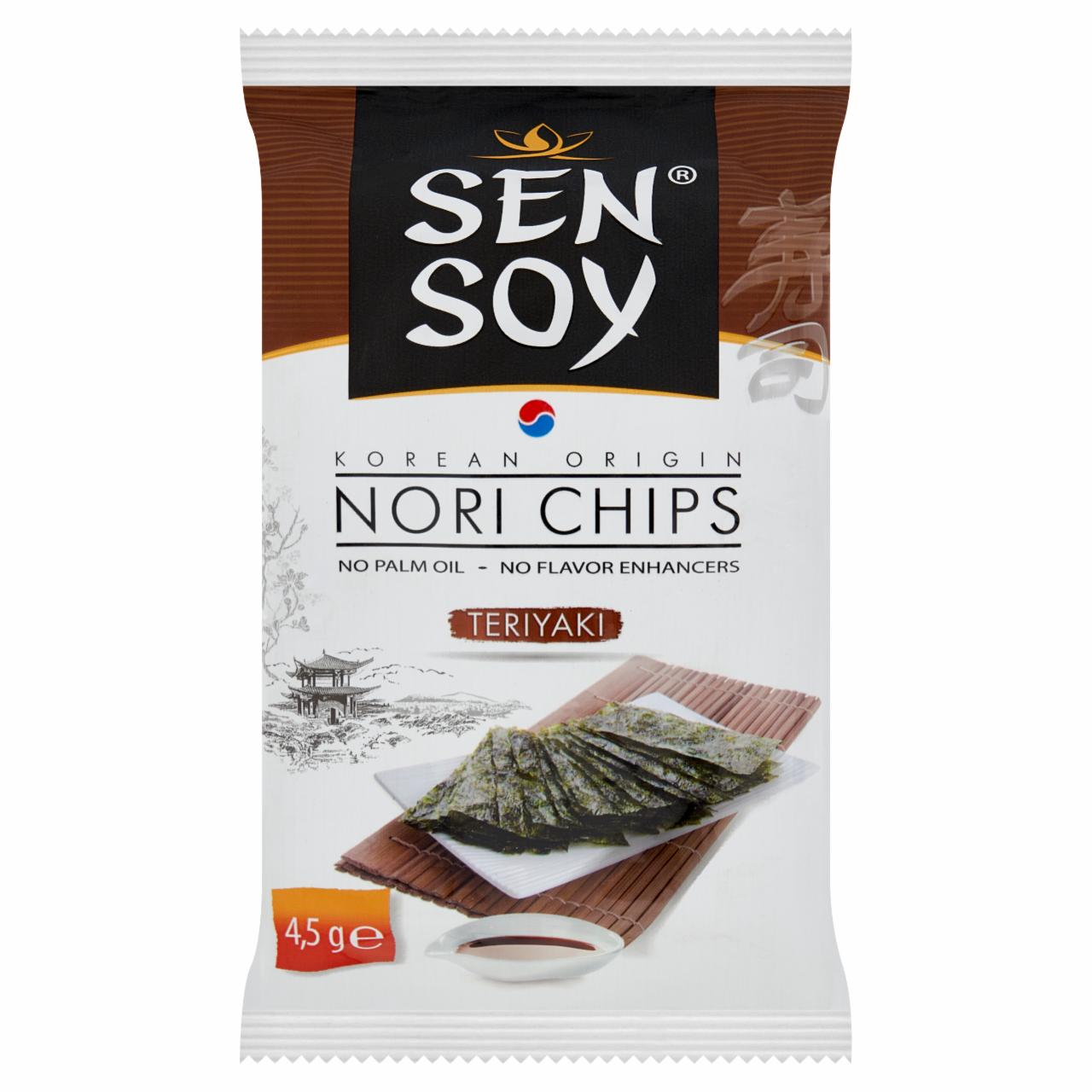 Zdjęcia - Sen Soy Chipsy nori z alg morskich teriyaki 4,5 g