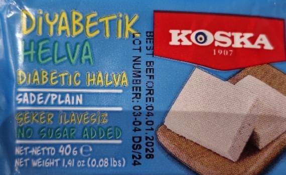 Zdjęcia - Diyabetik helva Koska