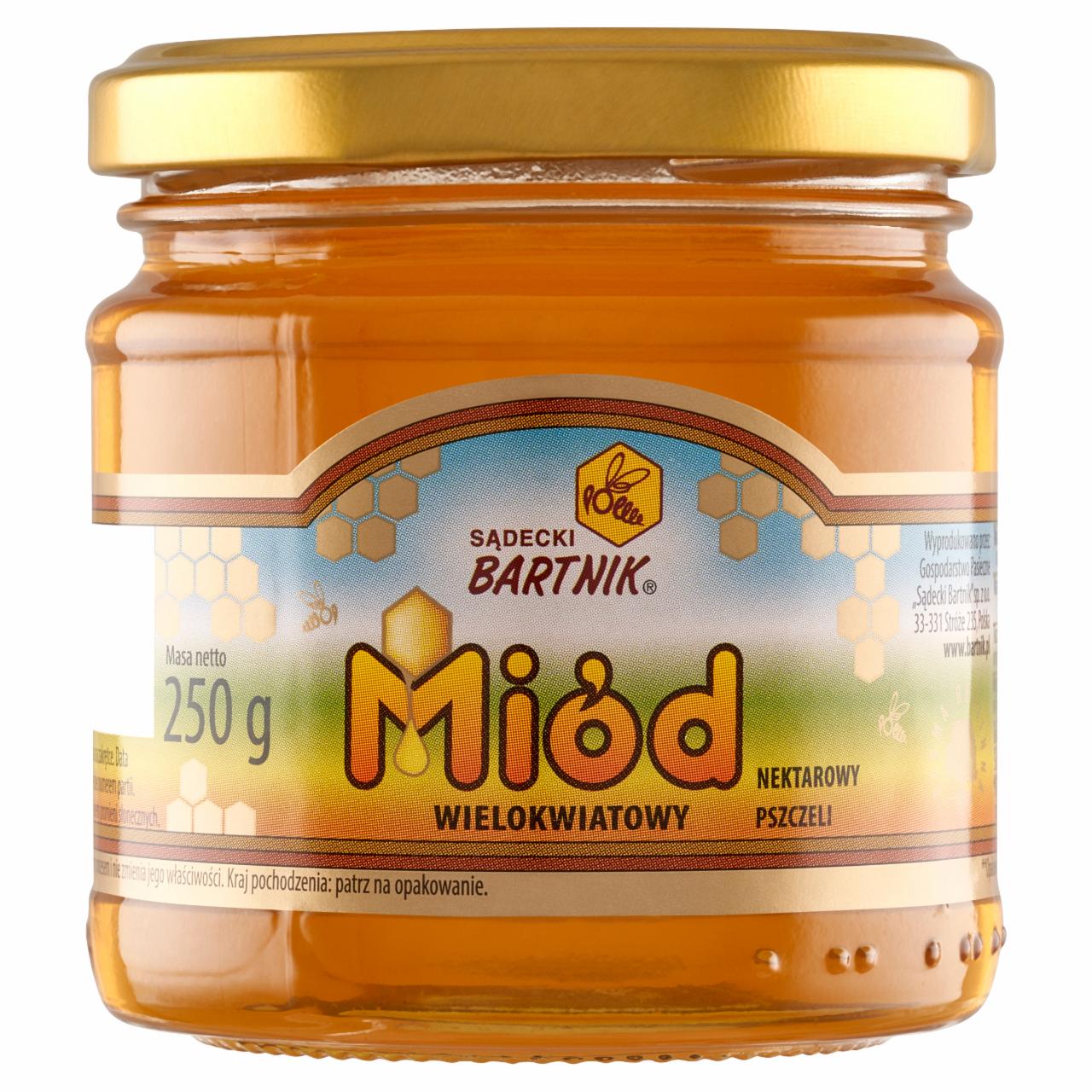 Zdjęcia - Sądecki Bartnik Miód nektarowy pszczeli wielokwiatowy 250 g