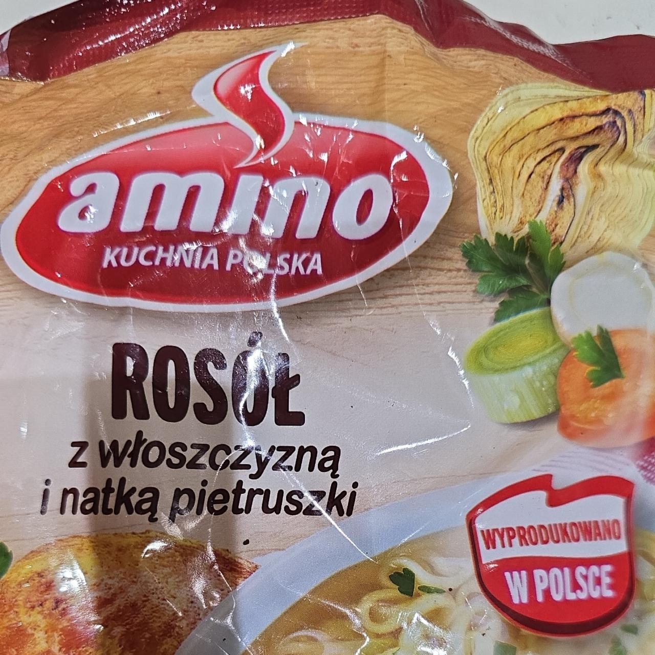 Zdjęcia - Rosół z włoszczyzną i natką pietruszki Amino