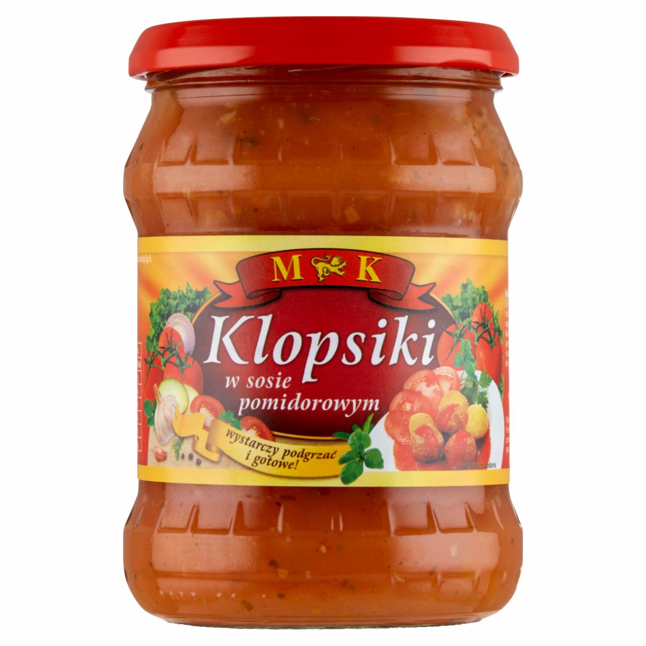 Zdjęcia - MK Klopsiki w sosie pomidorowym 500 g