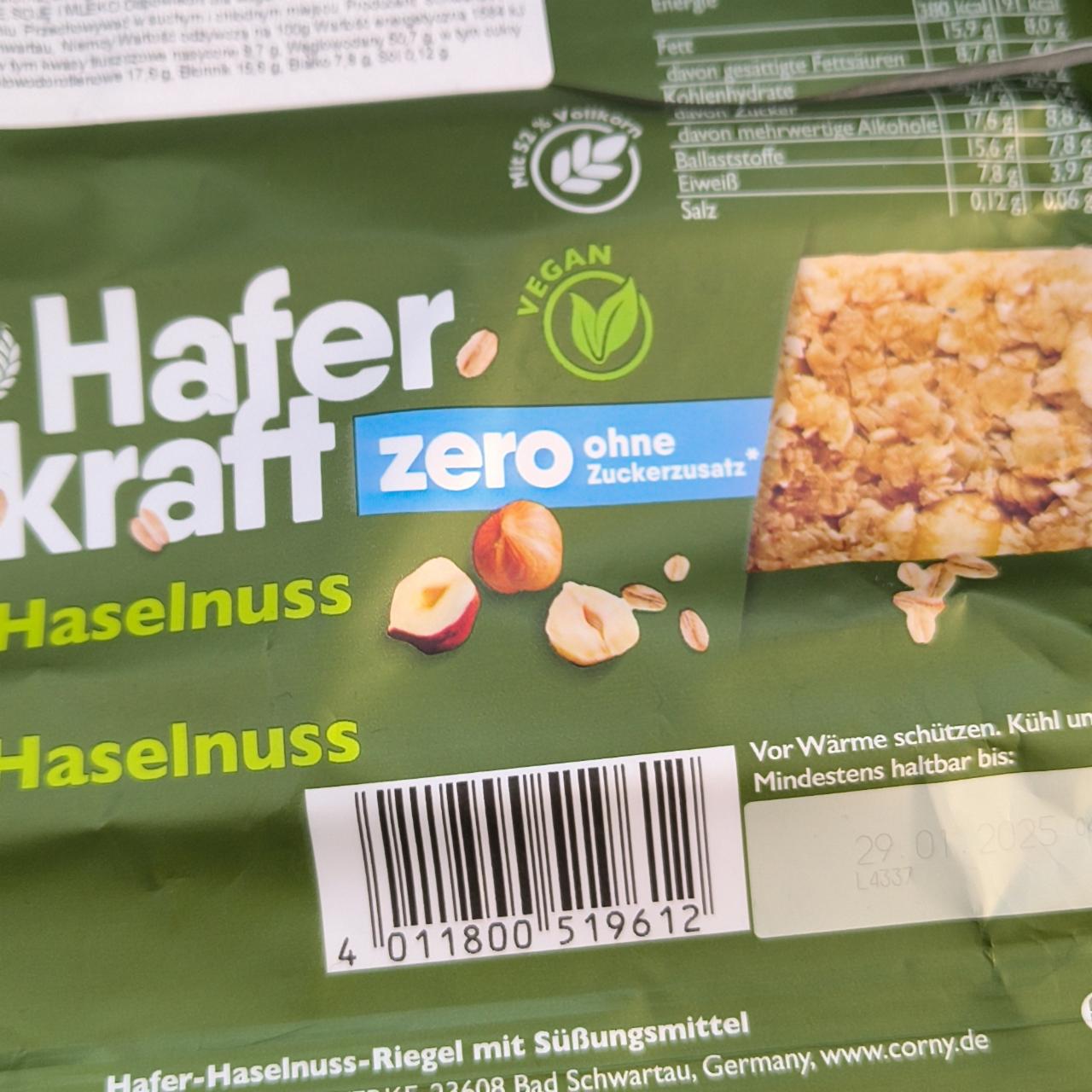 Zdjęcia - Hafer kraft haselnuss Corny
