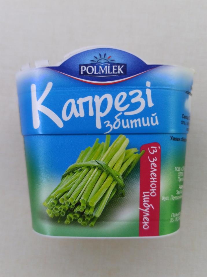 Zdjęcia - Polmlek Capresi puszysty ze szczypiorkiem Serek twarogowy 150 g