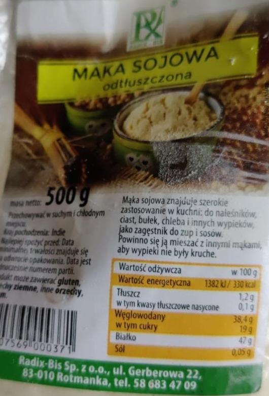 Zdjęcia - Mąka sojowa Radix-bis