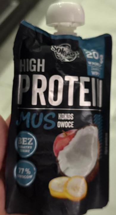Zdjęcia - High protein mus kokos owoce Solevita