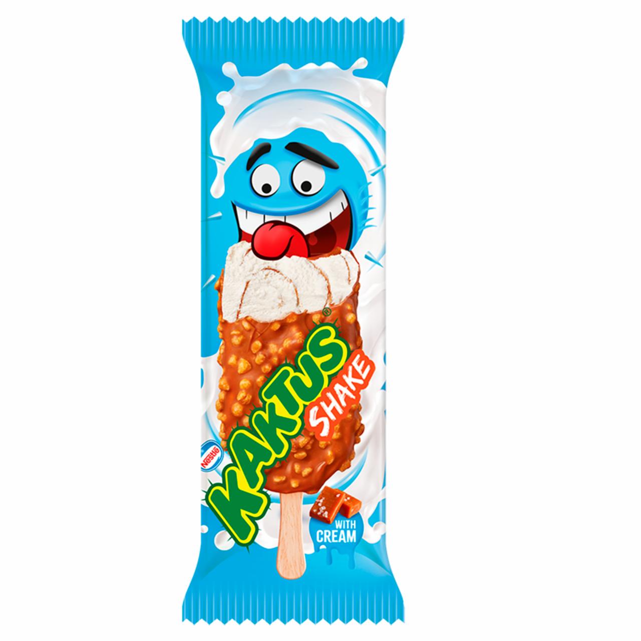 Zdjęcia - Kaktus Shake Lody ze śmietanką zakręcone z sosem karmelowym 90 ml