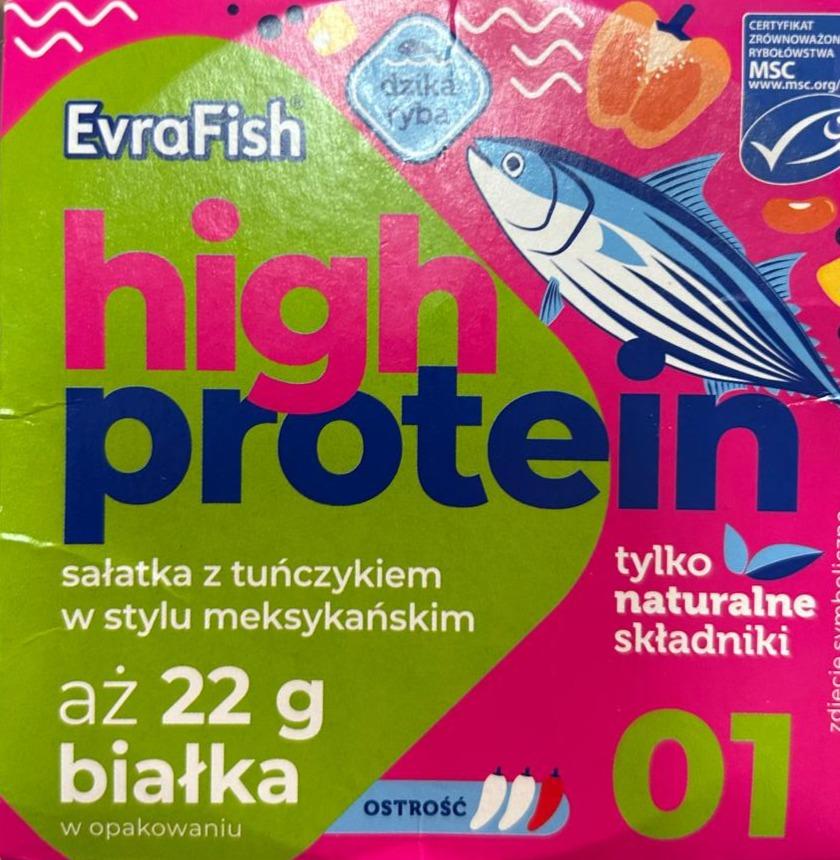Zdjęcia - EvraFish High Protein Sałatka z tuńczykiem w stylu meksykańskim 160 g