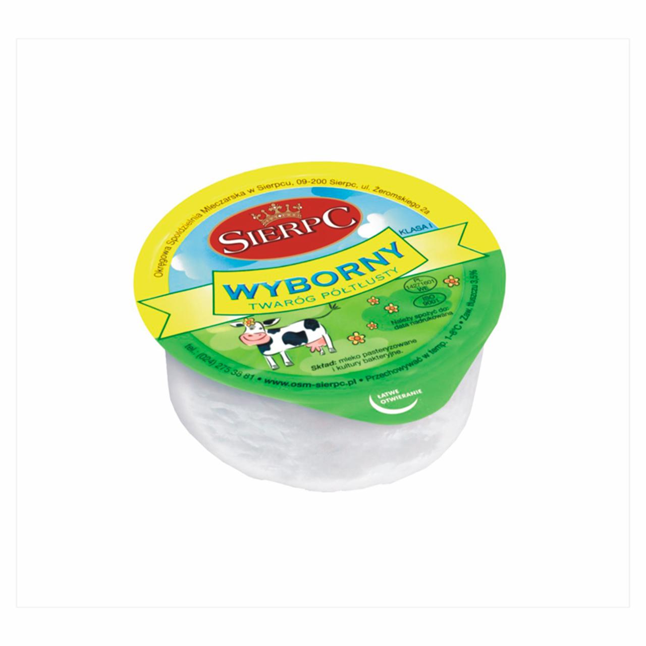 Zdjęcia - Sierpc Twaróg wyborny półtłusty 226 g