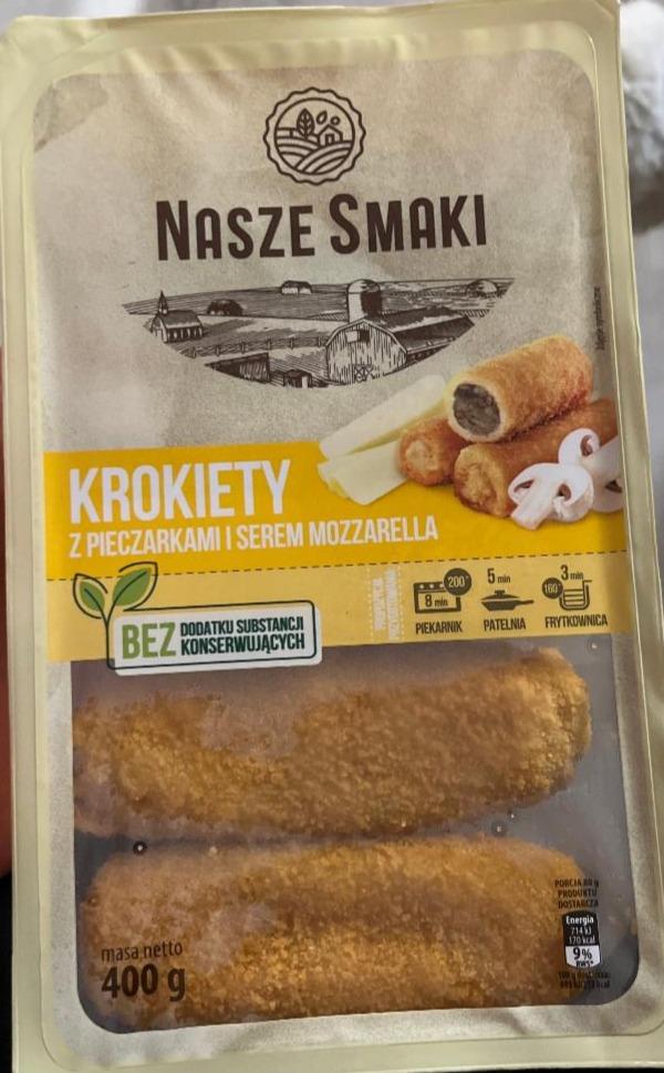 Zdjęcia - Krokiety z pieczarkami i serem mozzarella Nasze Smaki