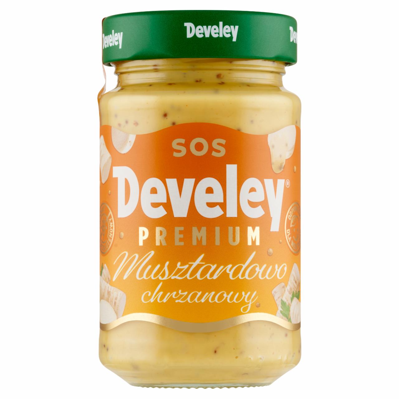 Zdjęcia - Develey Premium Sos musztardowo chrzanowy 210 ml