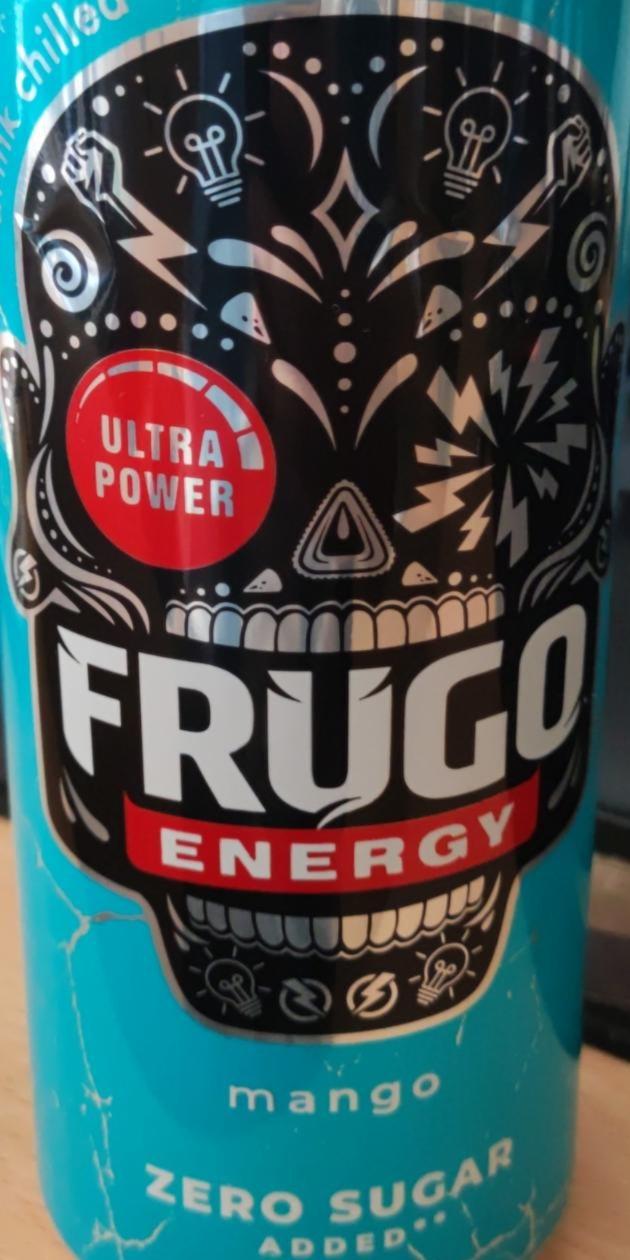 Zdjęcia - Frugo Energy Mango Gazowany napój energetyzujący 500 ml