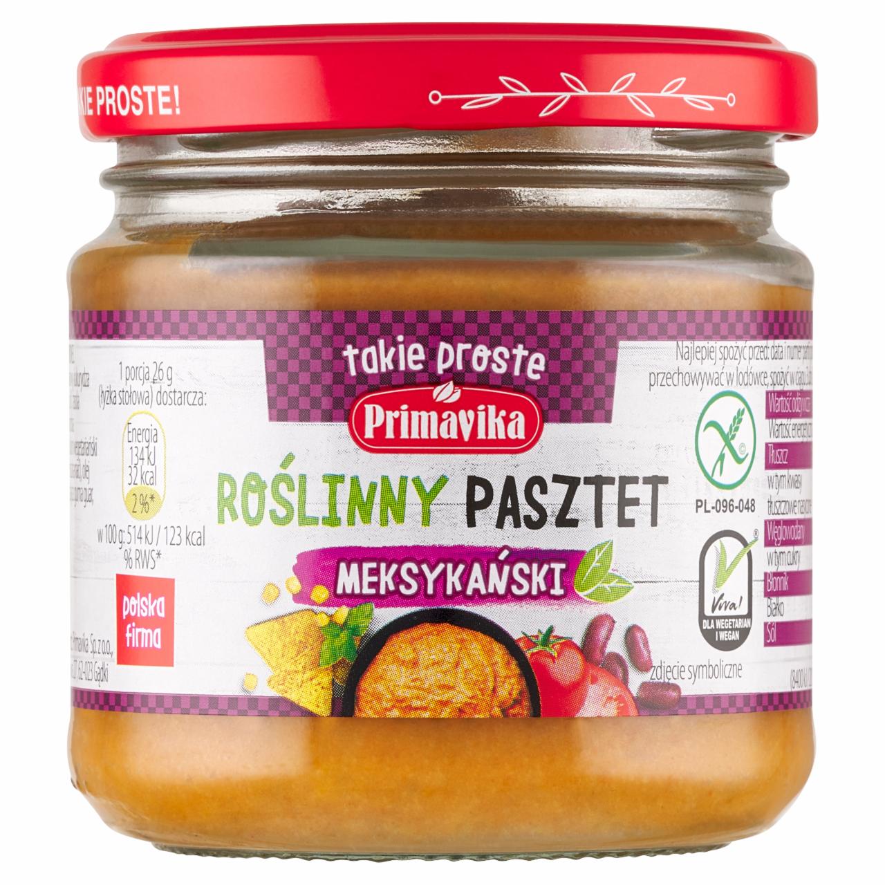 Zdjęcia - Primavika Roślinny pasztet meksykański 160 g