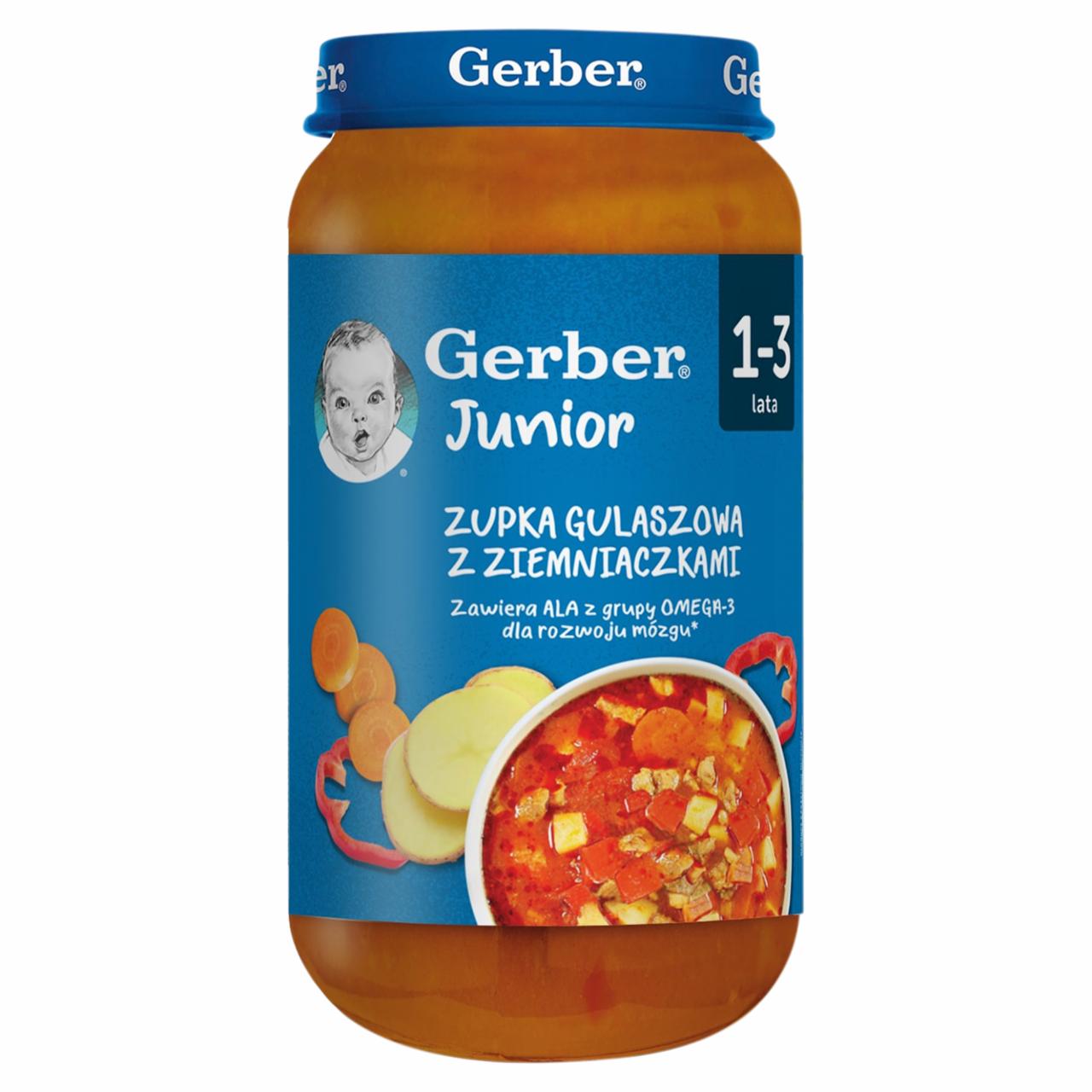 Zdjęcia - Gerber Junior Zupka gulaszowa z ziemniaczkami 1-3 lata 250 g 