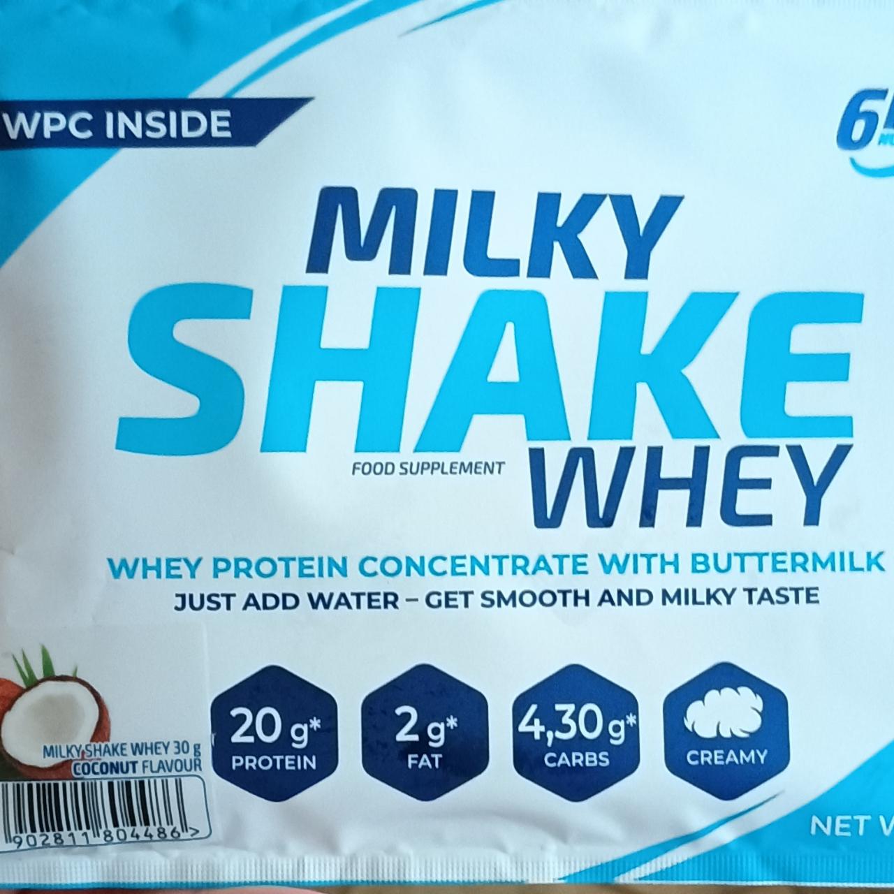 Zdjęcia - Milky shake whey cocunt flavour 6pak nutrition