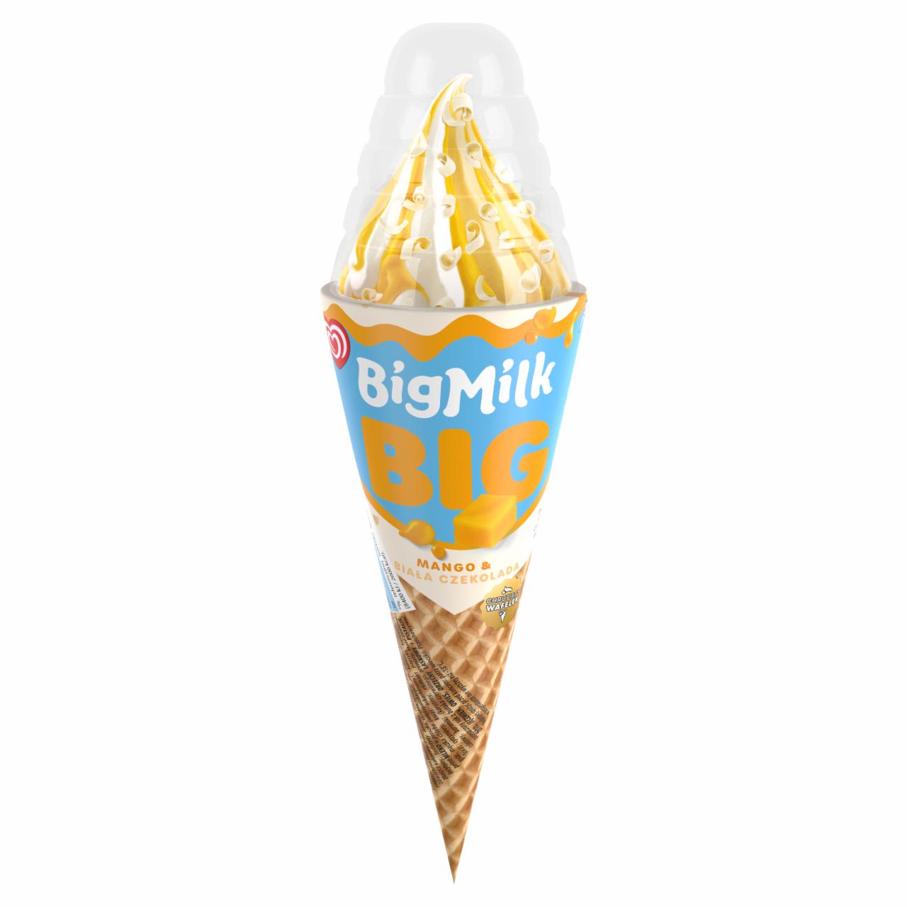 Zdjęcia - Big Milk Big Lody mango & biała czekolada 140 ml