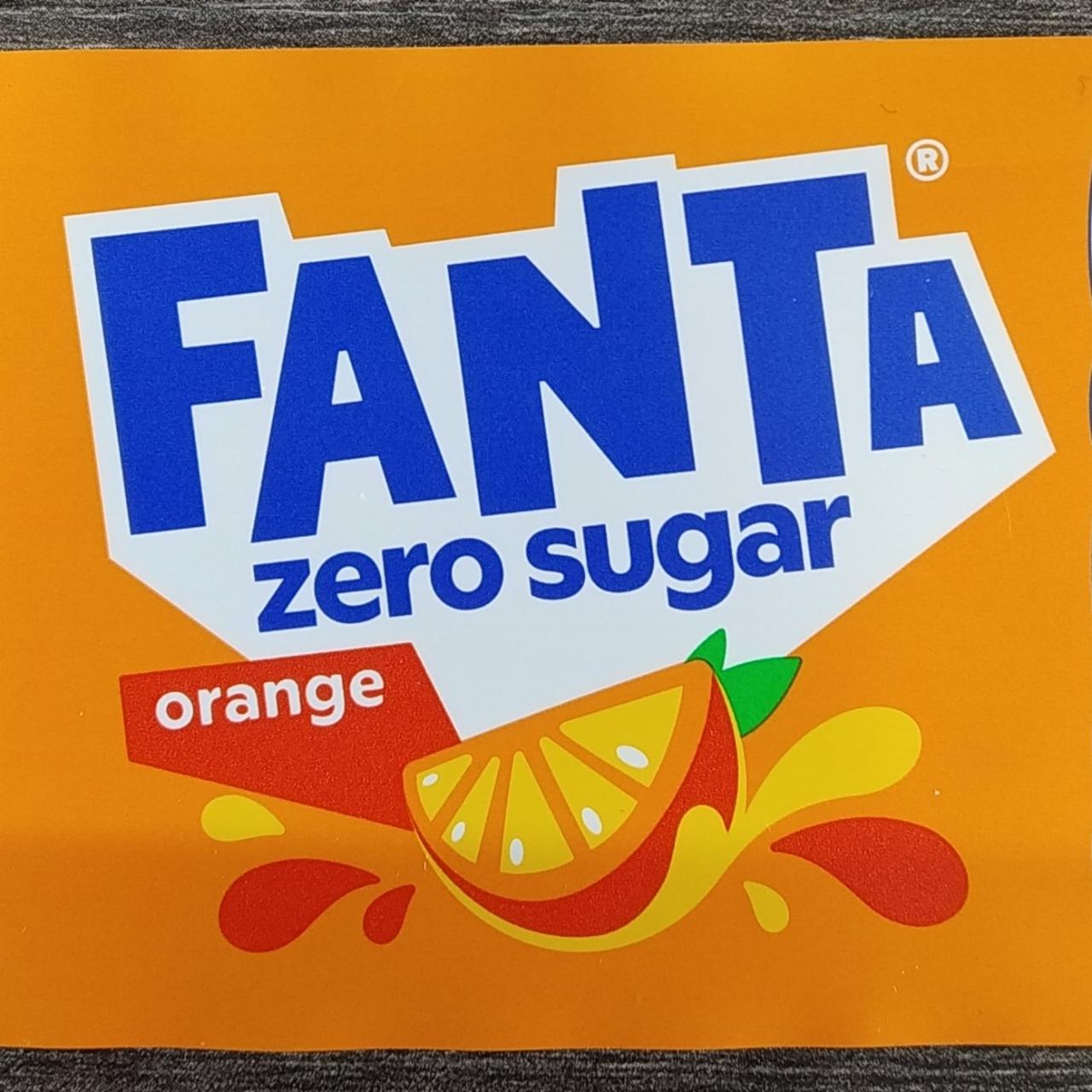 Zdjęcia - Orange zero sugar Fanta