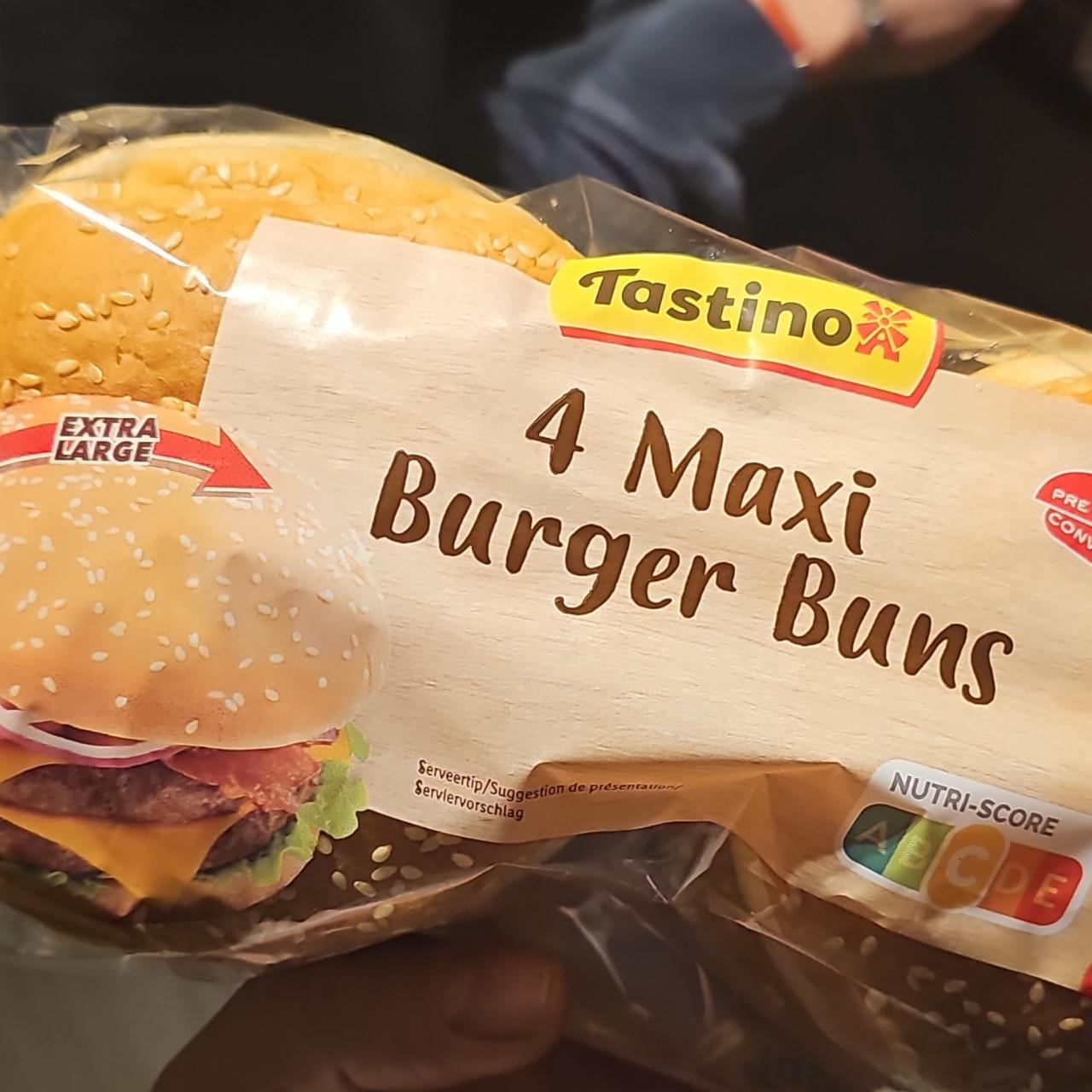 Zdjęcia - 4 maxi burger buns Tastino