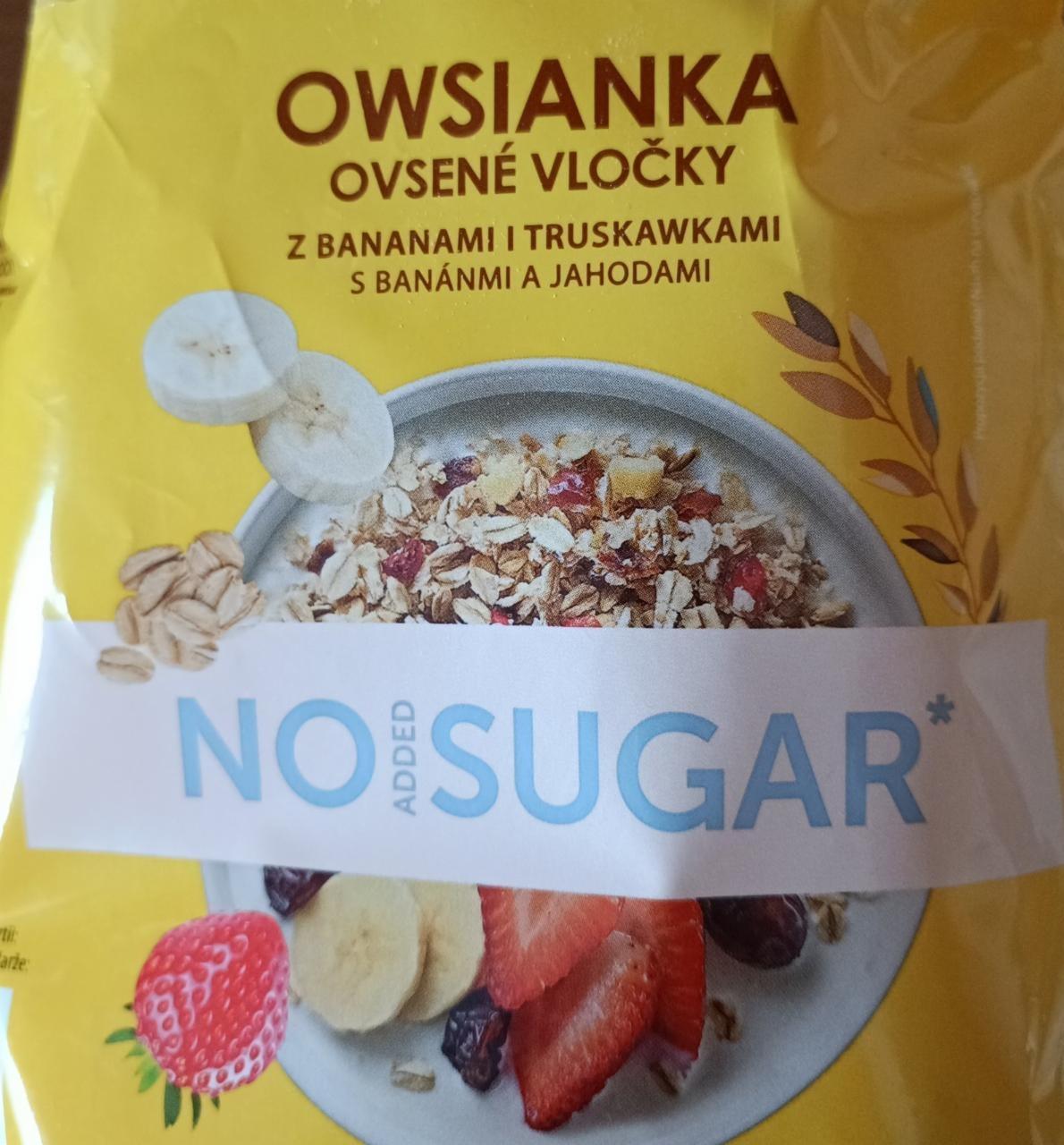 Zdjęcia - Owsianka z bananami i truskawkami Vitanella