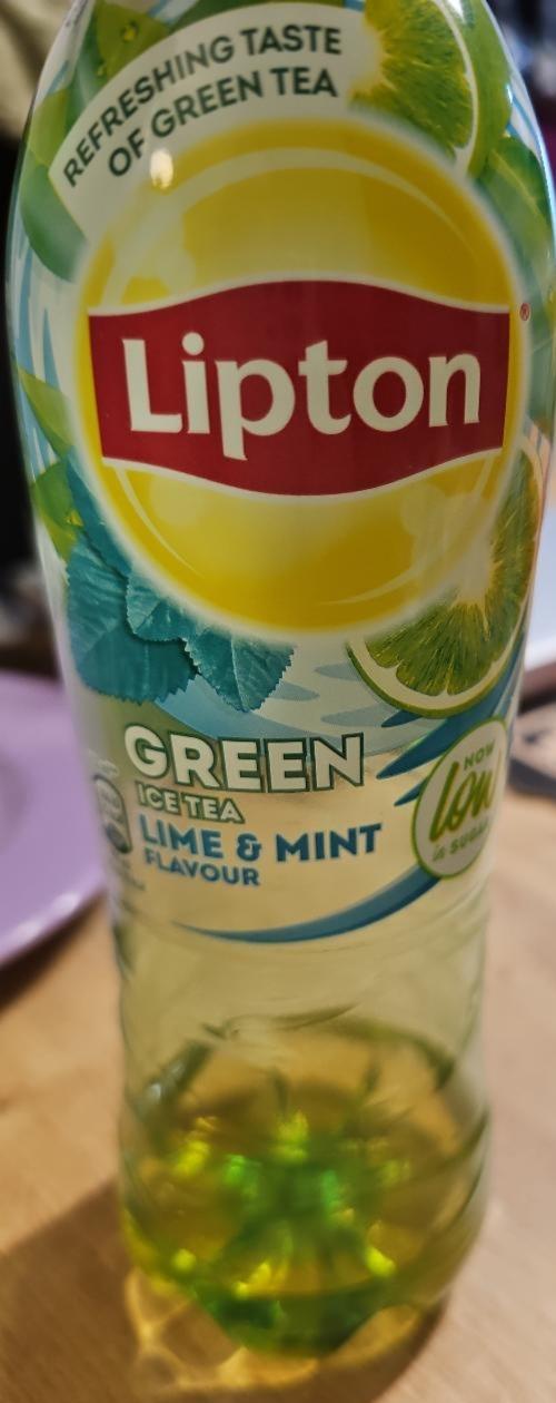 Zdjęcia - Lipton Ice Tea Green Lime & Mint