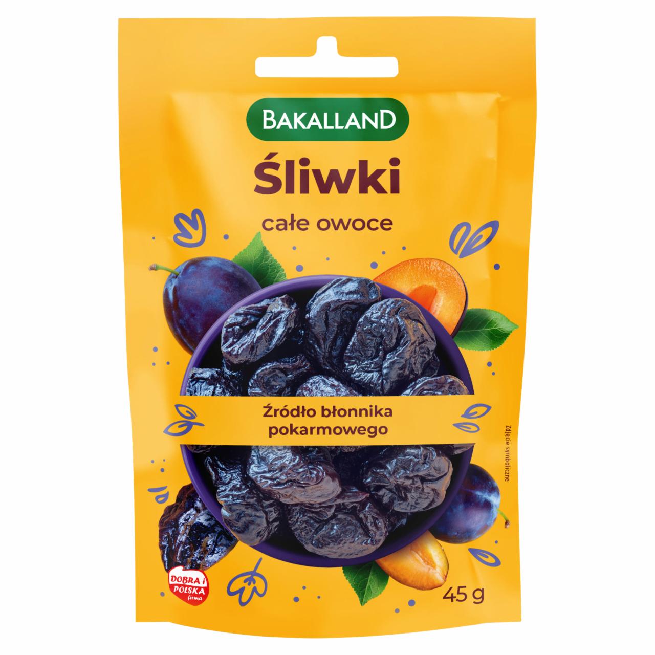 Zdjęcia - Bakalland Śliwki całe owoce 45 g