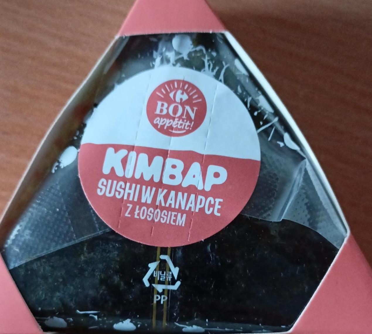 Zdjęcia - Kimbab sushi w kanapce z łososiem Bon appetit