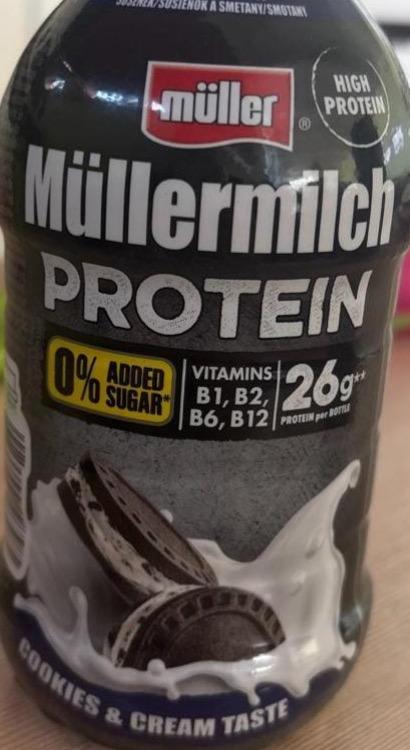 Zdjęcia - Müllermilch protein cookies cream taste Müller