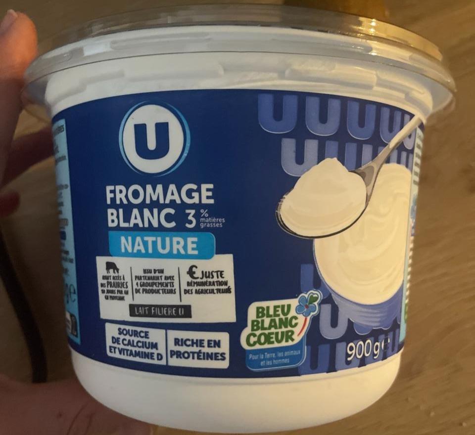 Zdjęcia - Fromage Blanc 3% Nature U