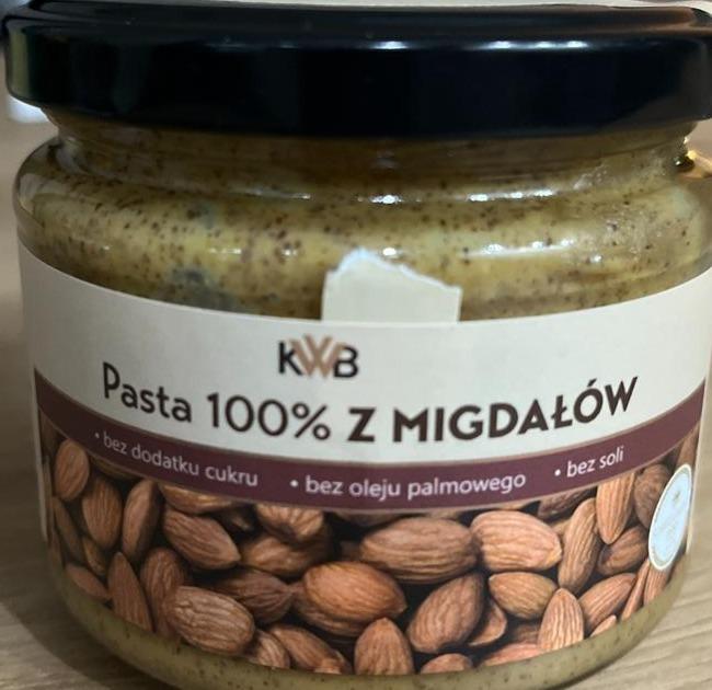 Zdjęcia - Pasta 100% z migdałów KWB