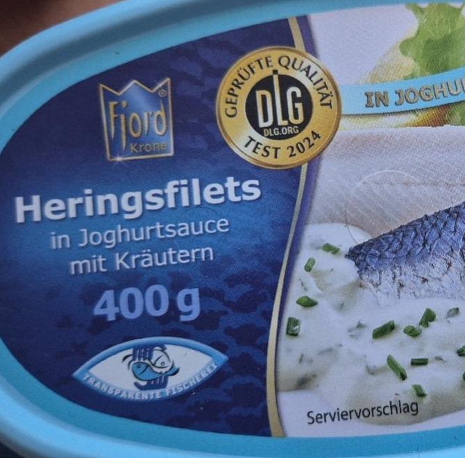 Zdjęcia - Heringsfilets in jogurtsauce mit krautern Fiord Krone
