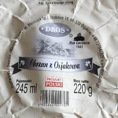 Zdjęcia - Chrzan z osjakowa Dros