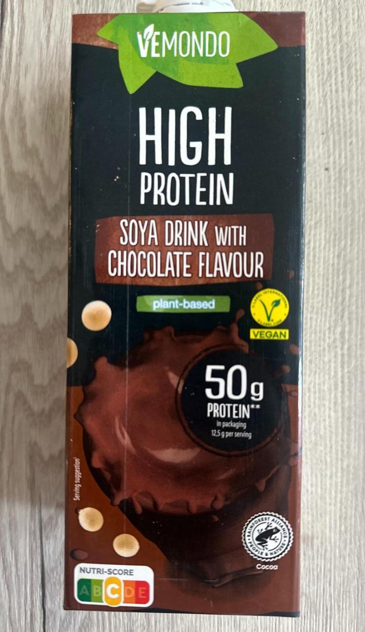 Zdjęcia - High protein drink soy chocolate Vemondo