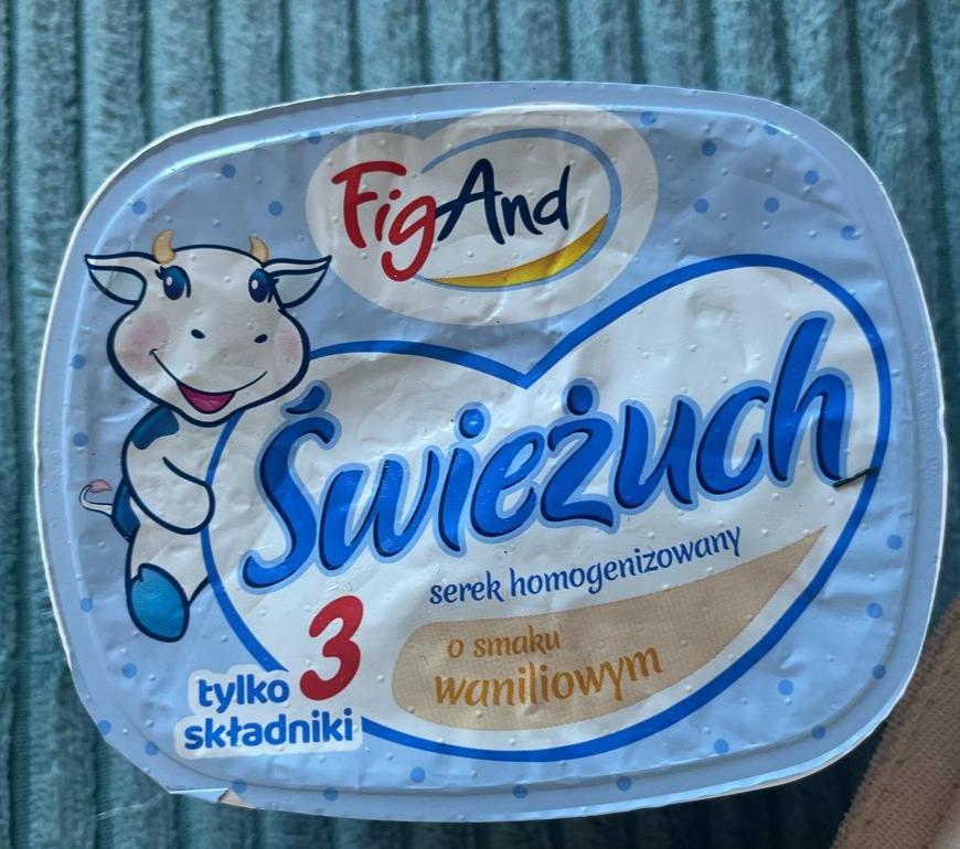 Zdjęcia - Świeżuch serek homogenizowany o smaku waniliowym FigAnd