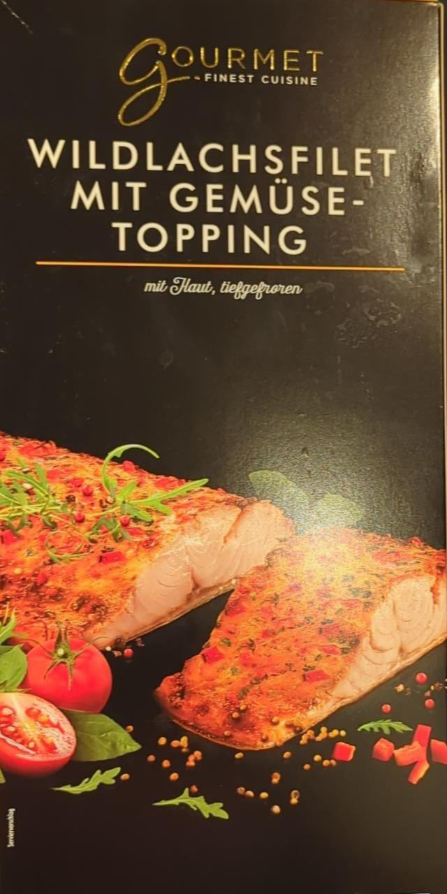 Zdjęcia - Wildlachsfilet mit gemuse topping Gourmet