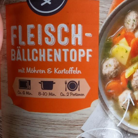 Zdjęcia - Fleischballchentopf mit hohren & kartoffeln Aldi