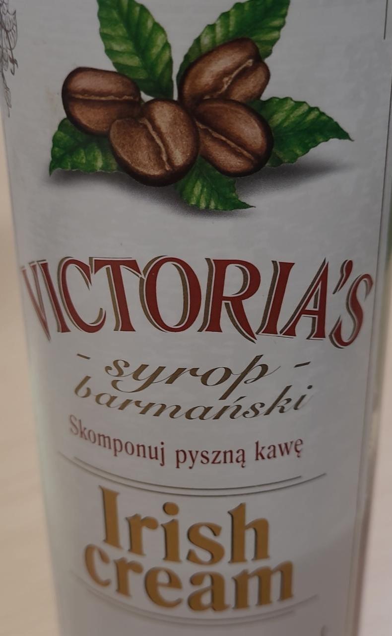 Zdjęcia - Irish cream syrop barmański Victoria's