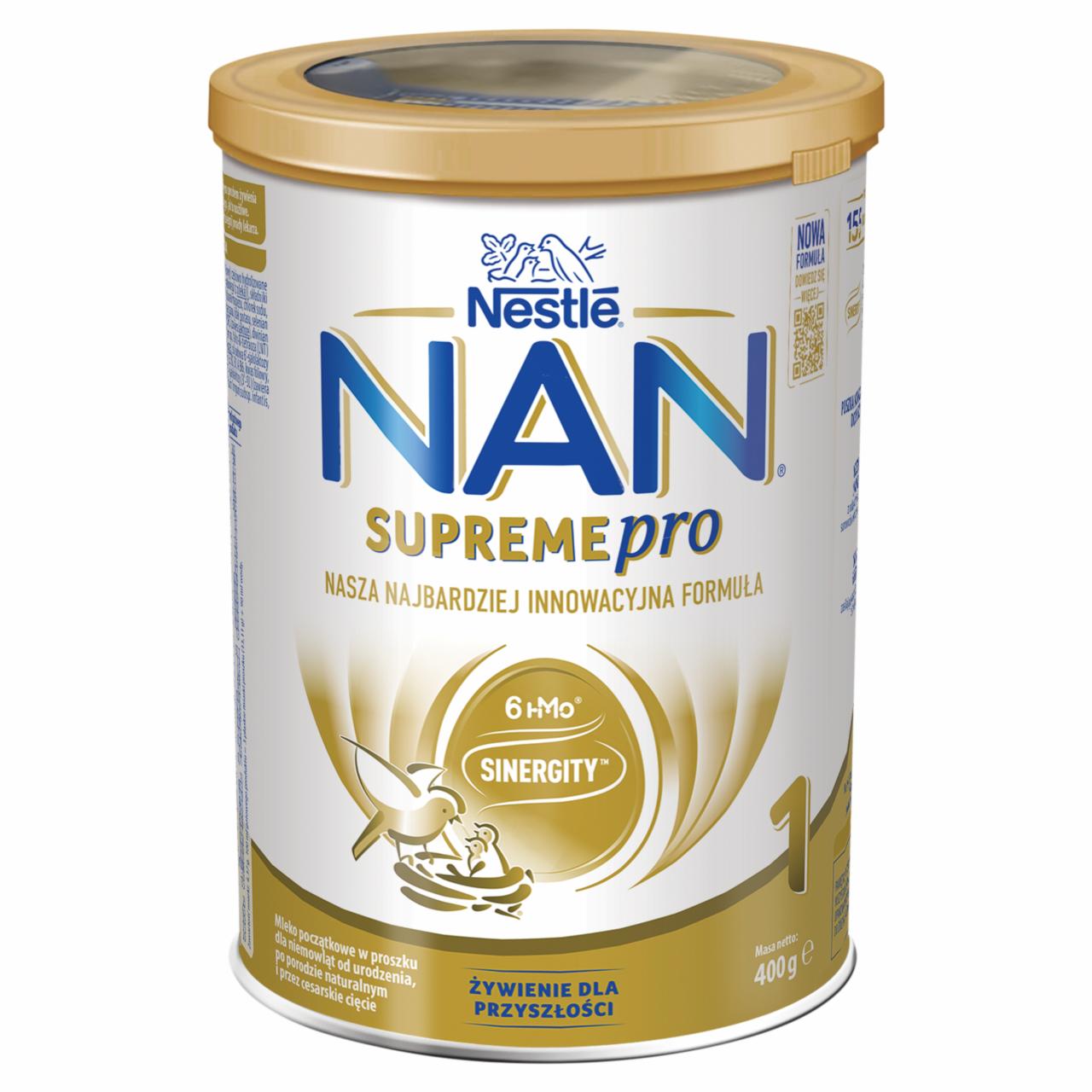 Zdjęcia - NAN SUPREMEPRO 1 Mleko początkowe w proszku dla niemowląt od urodzenia 400 g