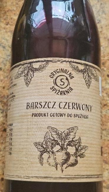 Zdjęcia - Barszcz czerwony Oryginalna spiżarnia