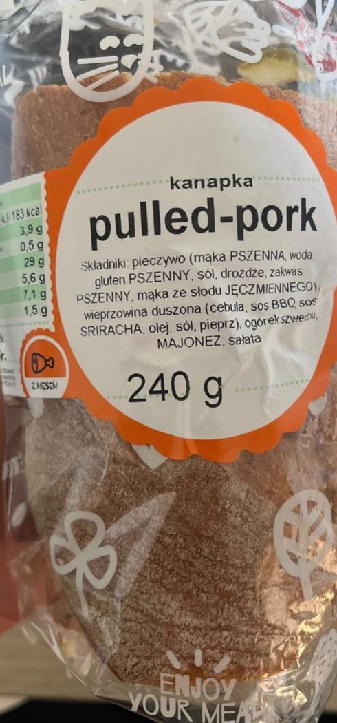 Zdjęcia - Pulled pork kanapka Ślimak