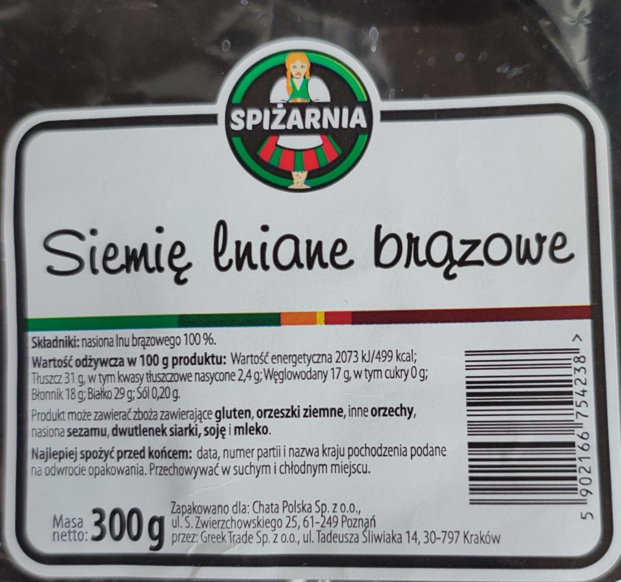 Zdjęcia - Siemię lniane brązowe Spiżarnia