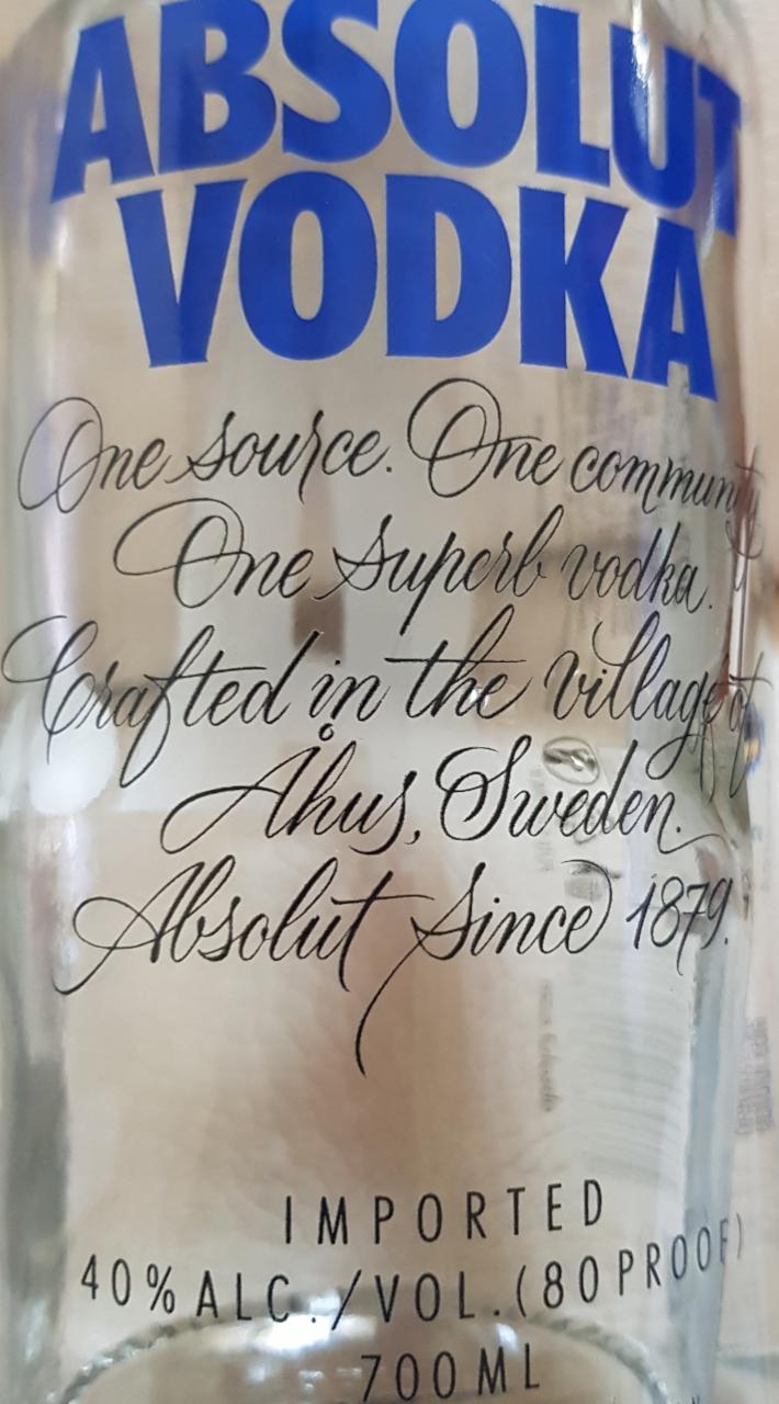 Zdjęcia - Absolut Vodka