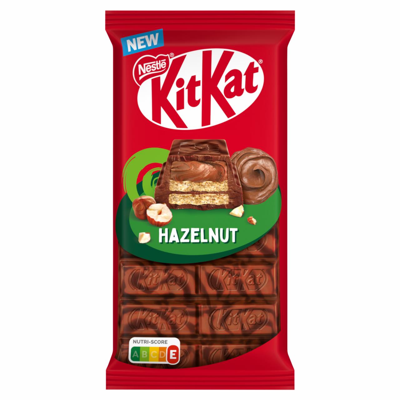 Zdjęcia - KitKat Hazelnut Paluszki waflowe w mlecznej czekoladzie 99 g (3 sztuki)