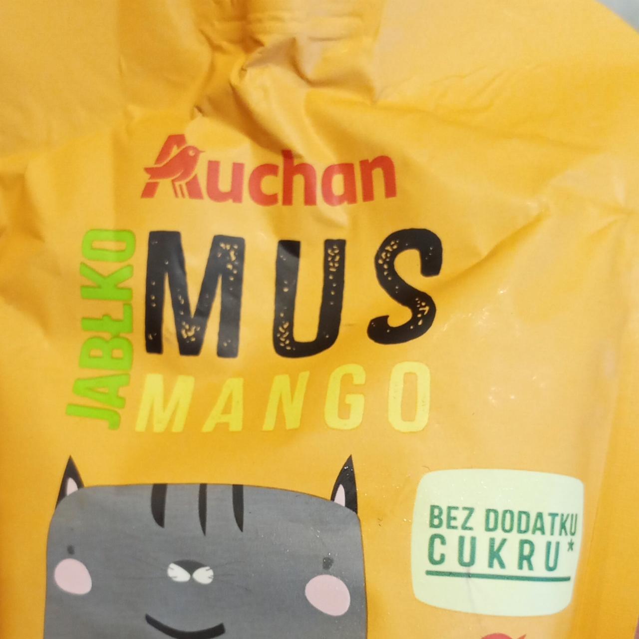 Zdjęcia - Mus jabłko mango Auchan