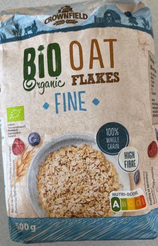 Zdjęcia - Płatki owsiane błyskawiczne bio organic Crownfield
