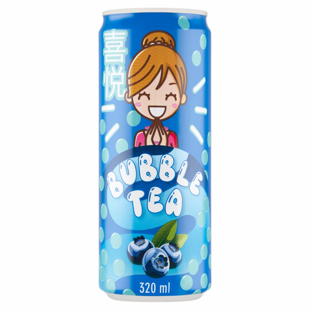 Zdjęcia - Bubble Tea Napój z sokiem z jagód i kulkami 320 ml