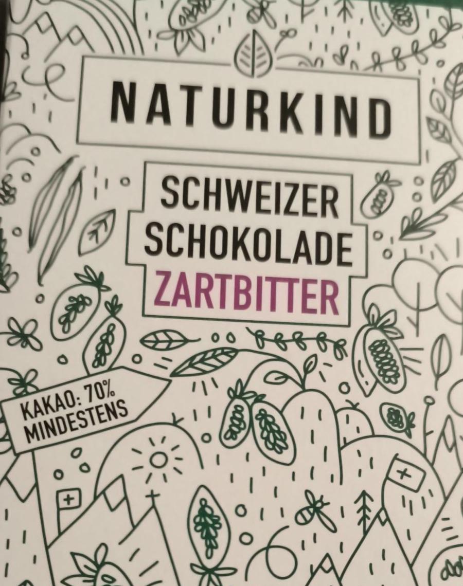 Zdjęcia - Schweizer schokolade zartbitter Naturkind