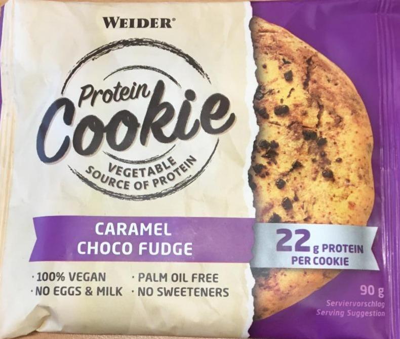 Zdjęcia - Protein cookie Caramel choco fudge Weider