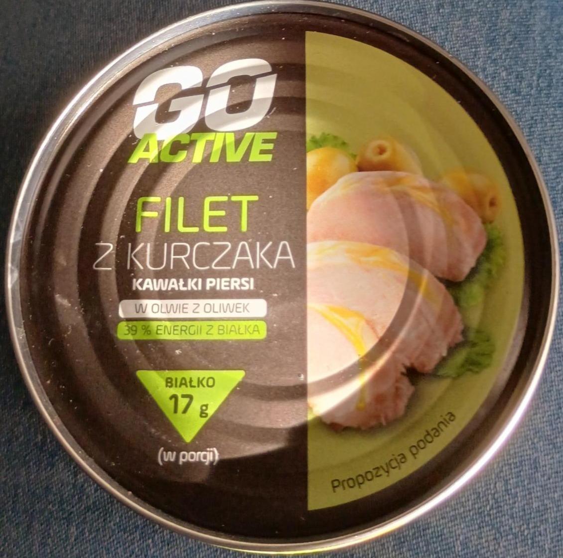 Zdjęcia - Filet z kurczaka kawałki piersi w oliwie z oliwek Go Active