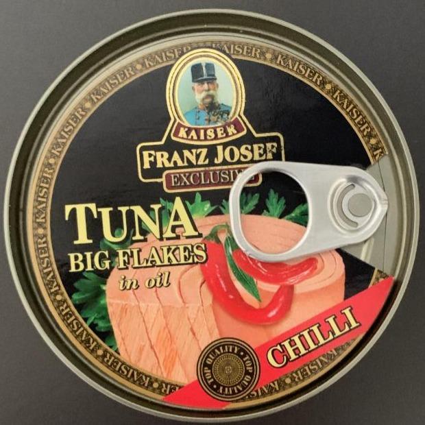 Zdjęcia - Tuna big flakes in oil chilli Kaiser Franz Josef